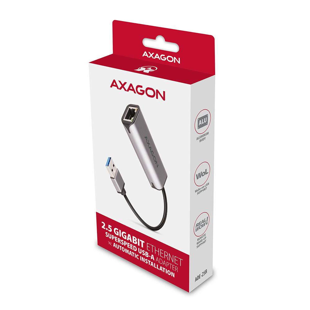 Сетевой адаптер AXAGON ADE-25R USB3.2 2.5G