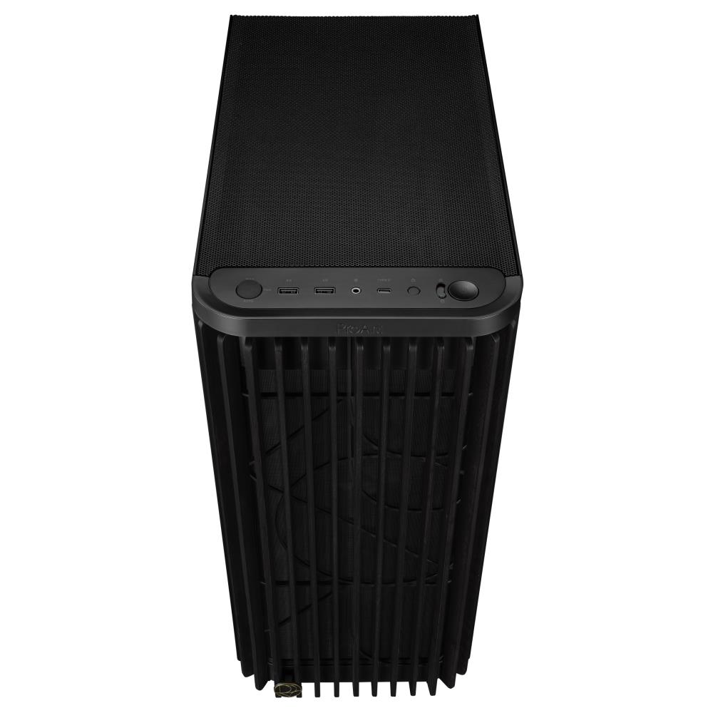 CASE MIDITOWER ATX W/O PSU/PROART PA401 WOOD MET PWM ASUS