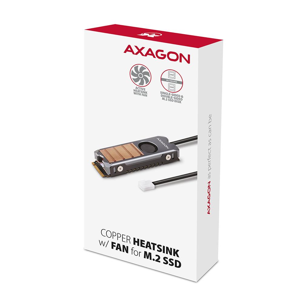 AXAGON CLR-M2FAN M.2 SSD vase jahutusventilaator