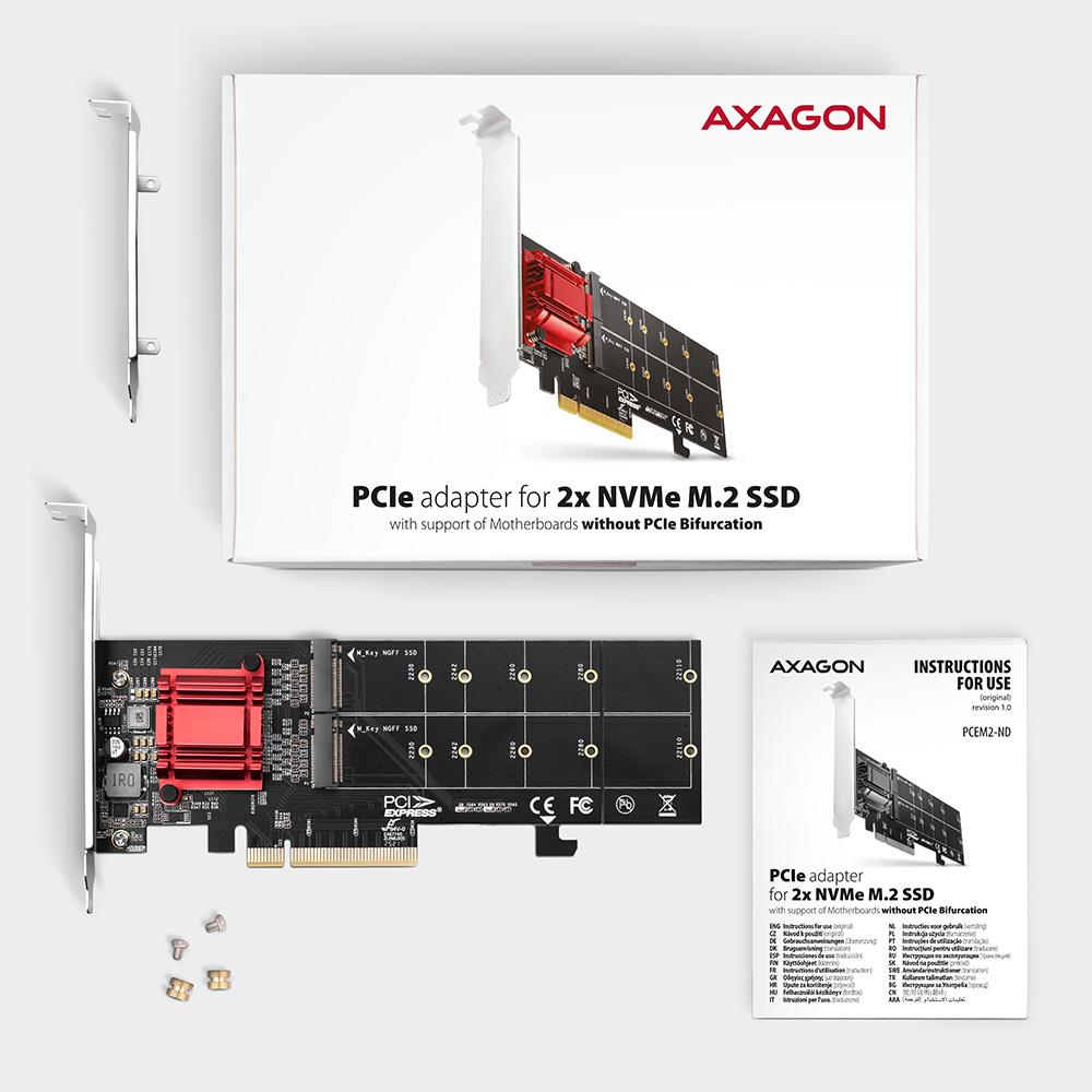 Axagon PCEM2-ND SSD I/O Контроллер для повышения производительности