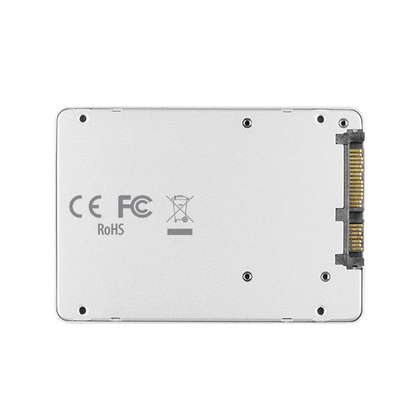 Axagon RSS-M2SD Sidabrinė SSD Laikiklio Dėžė 2.5"