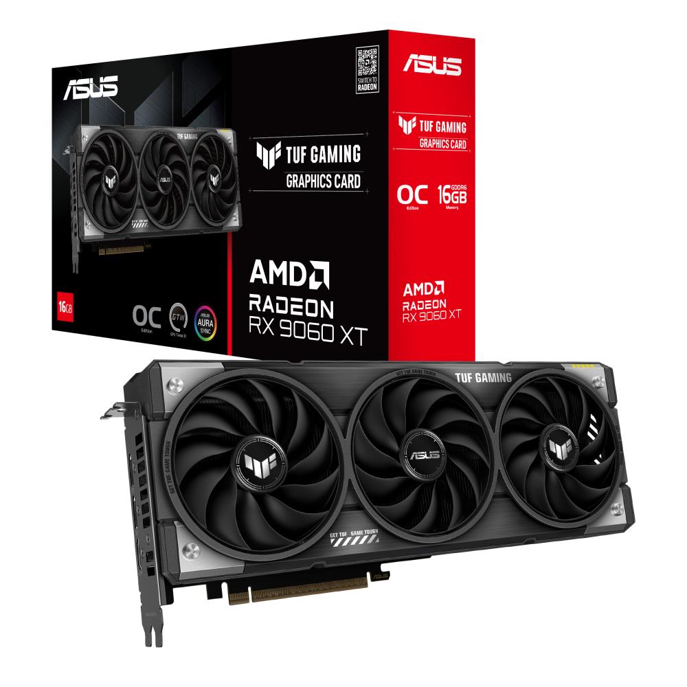 VGA PCIE16 RX9060XT 16GB GDDR6/TUF-RX9060XT-O16G-GAMING ASUS