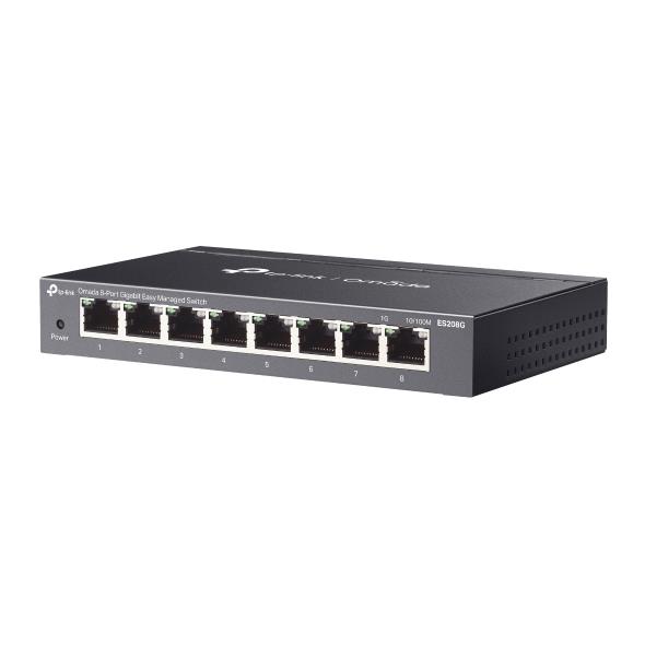 NET SWITCH 8PORT 10/100/1000M/OMADA ES208G TP-LINK
