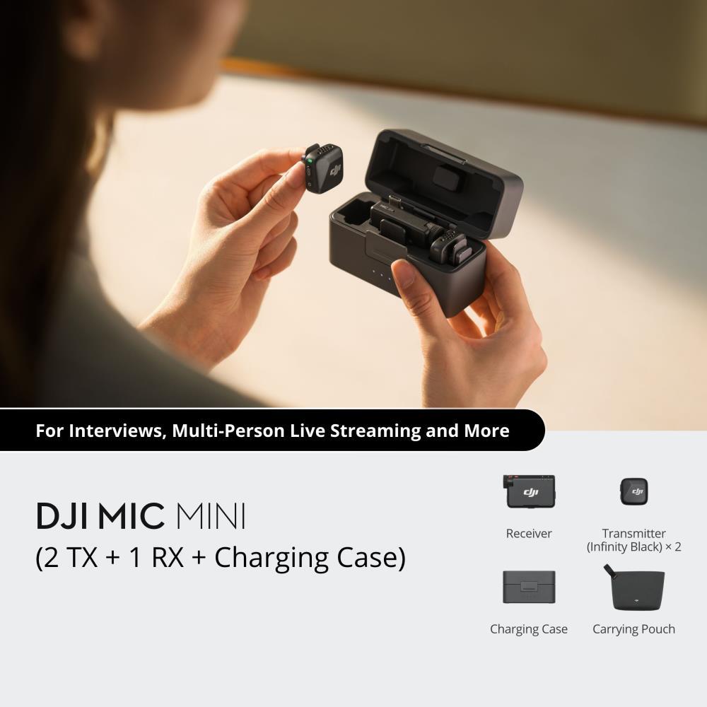 CAMERA ACC MIC MINI 2TX+1RX/CP.RN.00000433.04 DJI
