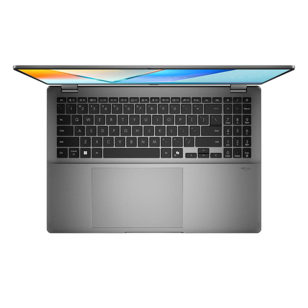 Ultrabook|ASUS|VivoBook Flip|TP3607SH-RJ013W|CPU  Core Ultra|u7-258V|2200 MHz|16"|Touchscreen|2880x1800|RAM 16GB|LPDDR5x|SSD 1TB|NVIDIA® GeForce RTXT 5050 Laptop GPU|8GB|ENG|Card Reader Micro SD|Windows 11 Home|Grey|1.8 kg|90NB15S1-M001F0