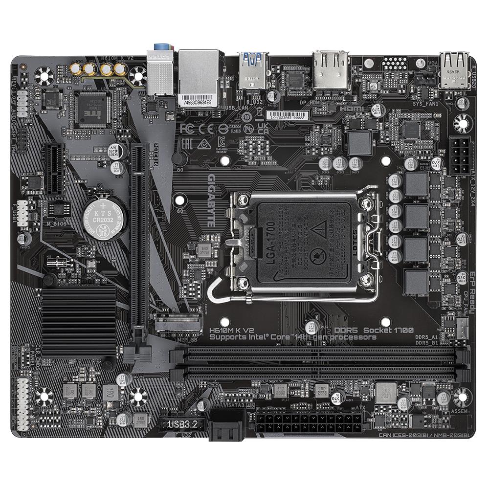 MB H610 S1700 MATX/H610M K V2 GIGABYTE