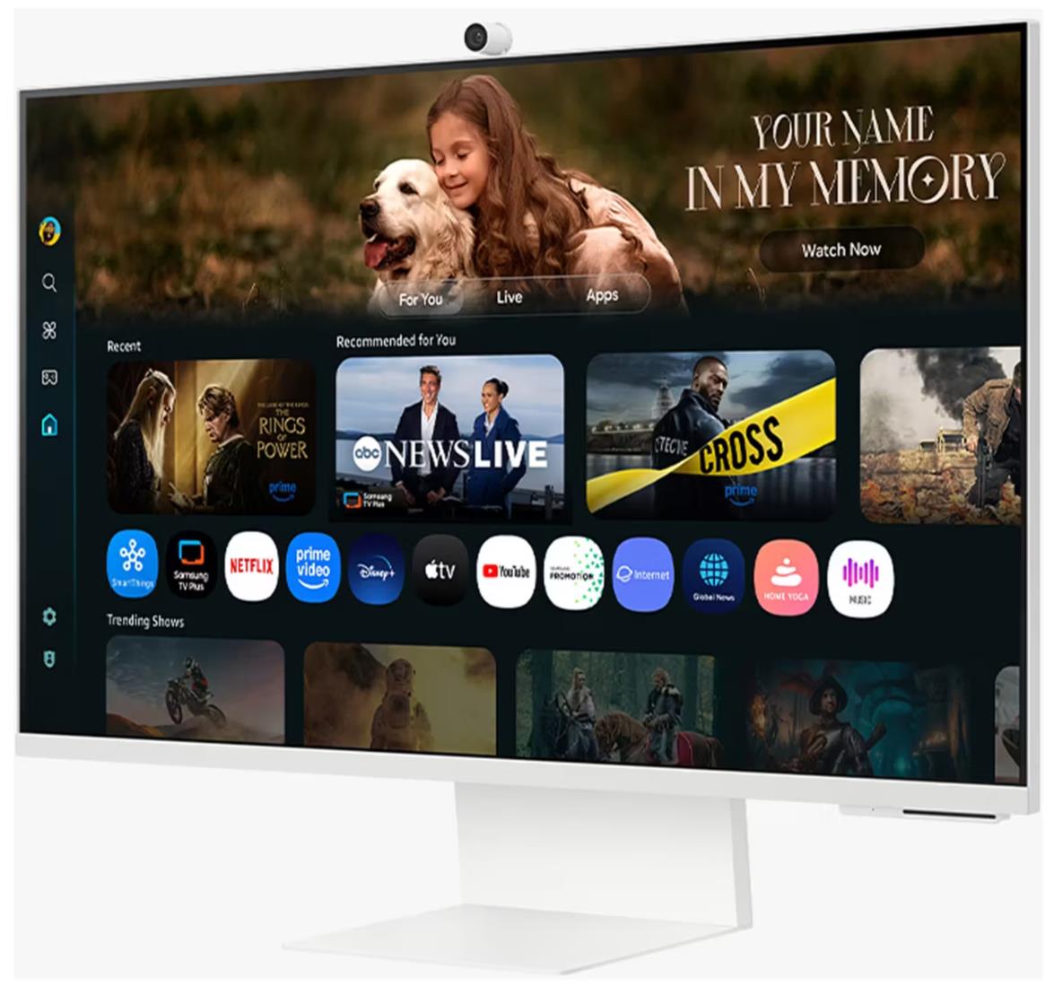 LCD Monitor|SAMSUNG|LS32FM801UUXDU|32"|Smart/4K|Panel VA|3840x2160|16:9|60 Hz|4 ms|Colour White|LS32FM801UUXDU