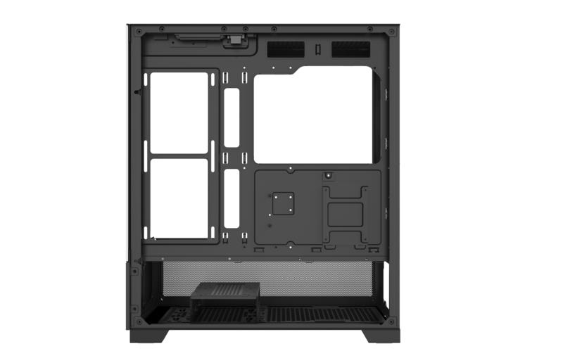 Case|XILENCE|XG172|MidiTower|Case product features Fan control panel/Transparent panel|Not included|Colour Black|XG172