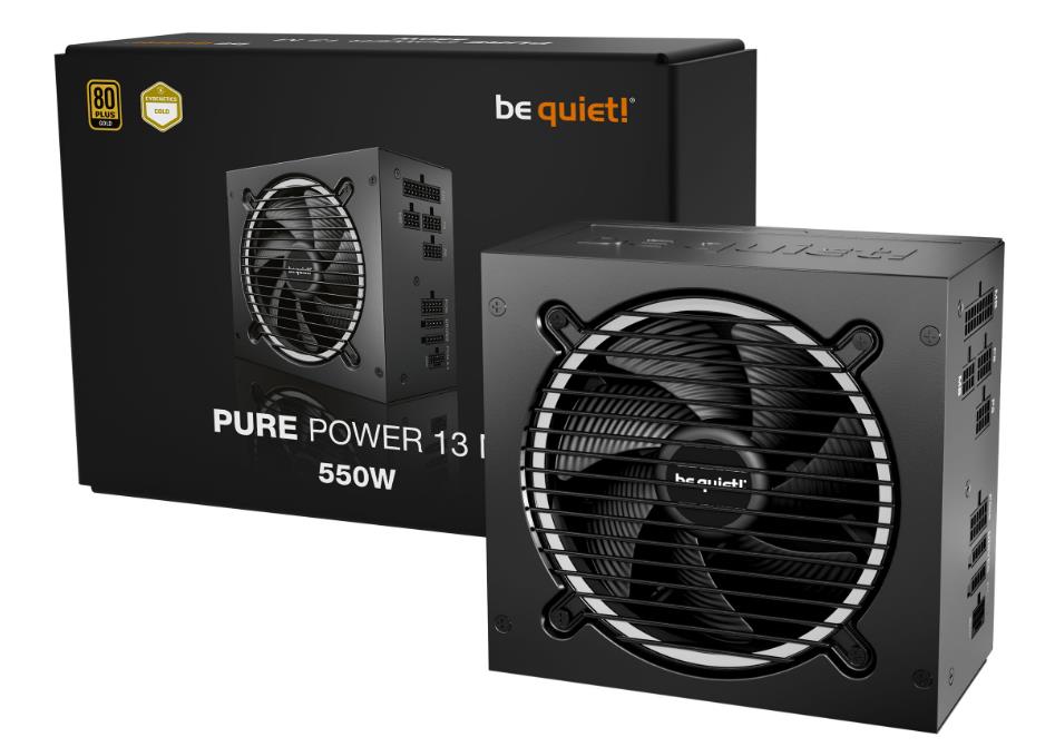 Power Supply|BE QUIET|Pure Power 13M|550 Watts|Peak Power 600 Watts|Efficiency 80 PLUS GOLD|BP024EU