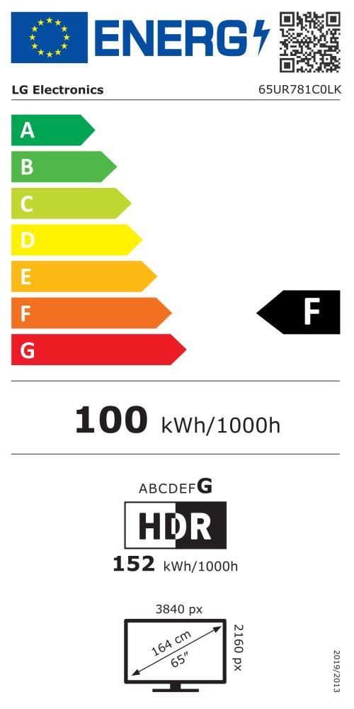 DISPLAY LCD 65"/65UR781C LG