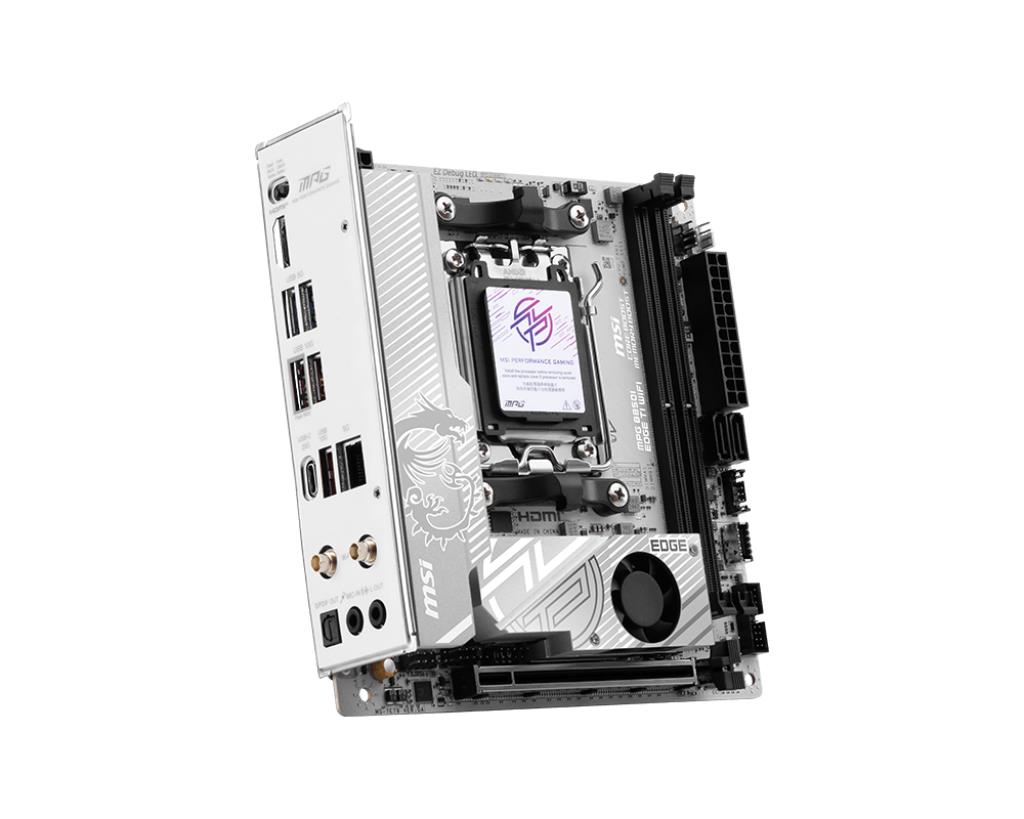 Mainboard|MSI|AMD B850|SAM5|Mini-ITX|Memory DDR5|Memory slots 2|MPGB850IEDGETIWIFI