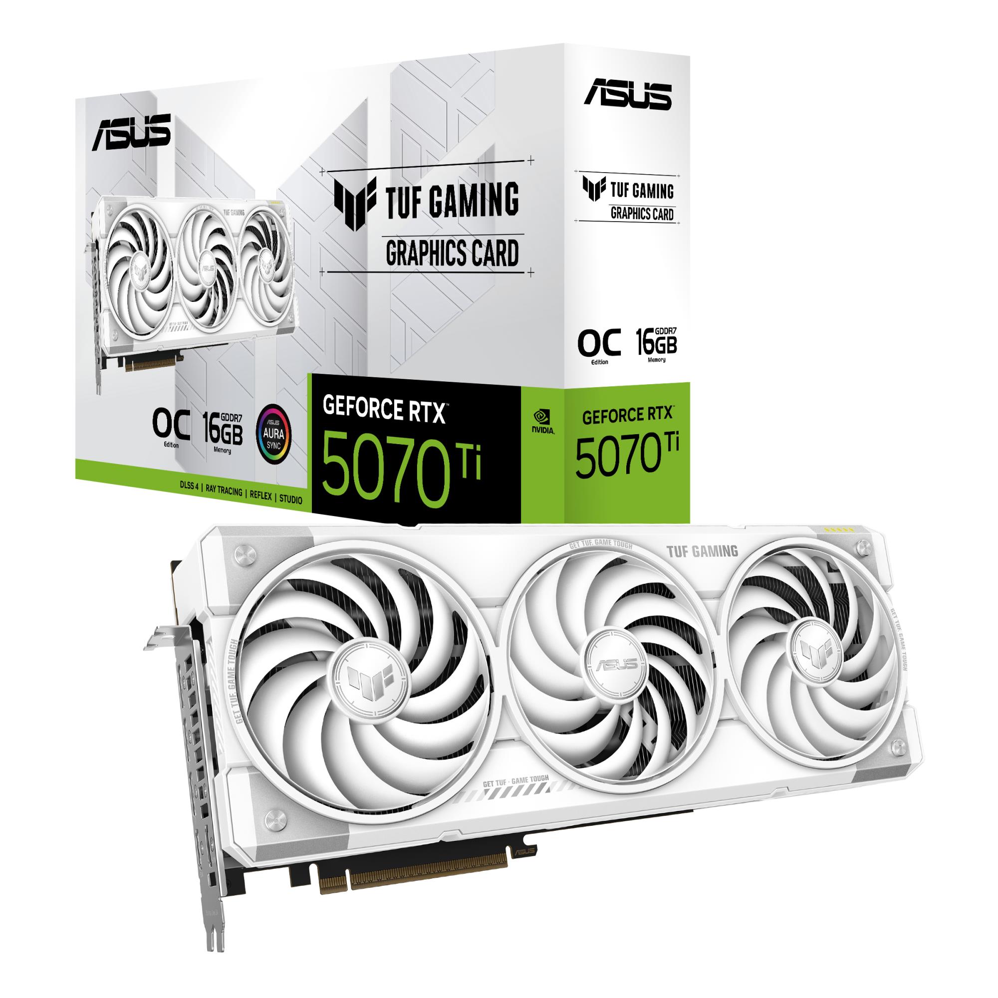 VGA PCIE16 RTX5070TI 16GB/RTX5070TI-O16G-WHITE-GAM ASUS