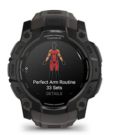 SMARTWATCH INSTINCT 3 AMOLED/BLK/CHARCO 010-03020-00 GARMIN
