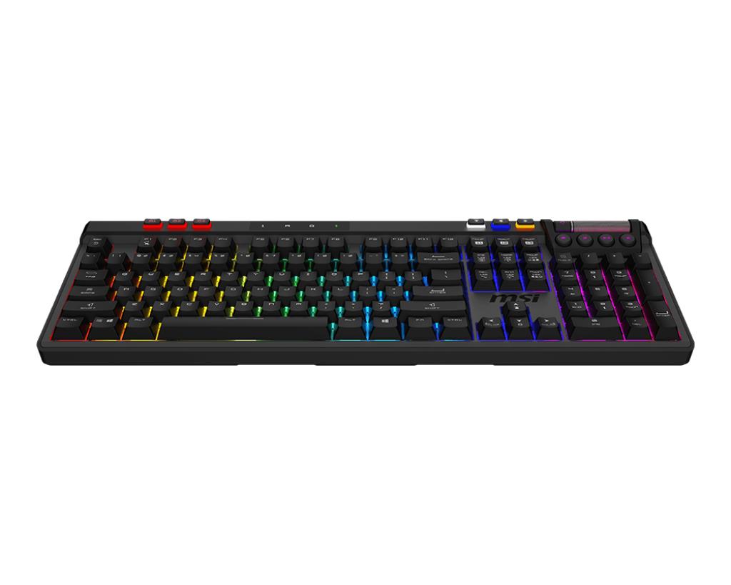 KEYBOARD GAMING BLACK US/STRIKE PRO W SILENT US MSI