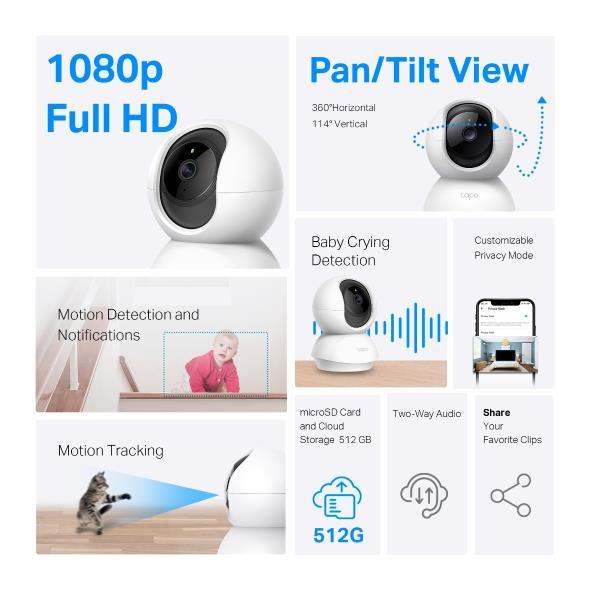 WRL CAMERA PAN/TILT/TAPO C260 TP-LINK