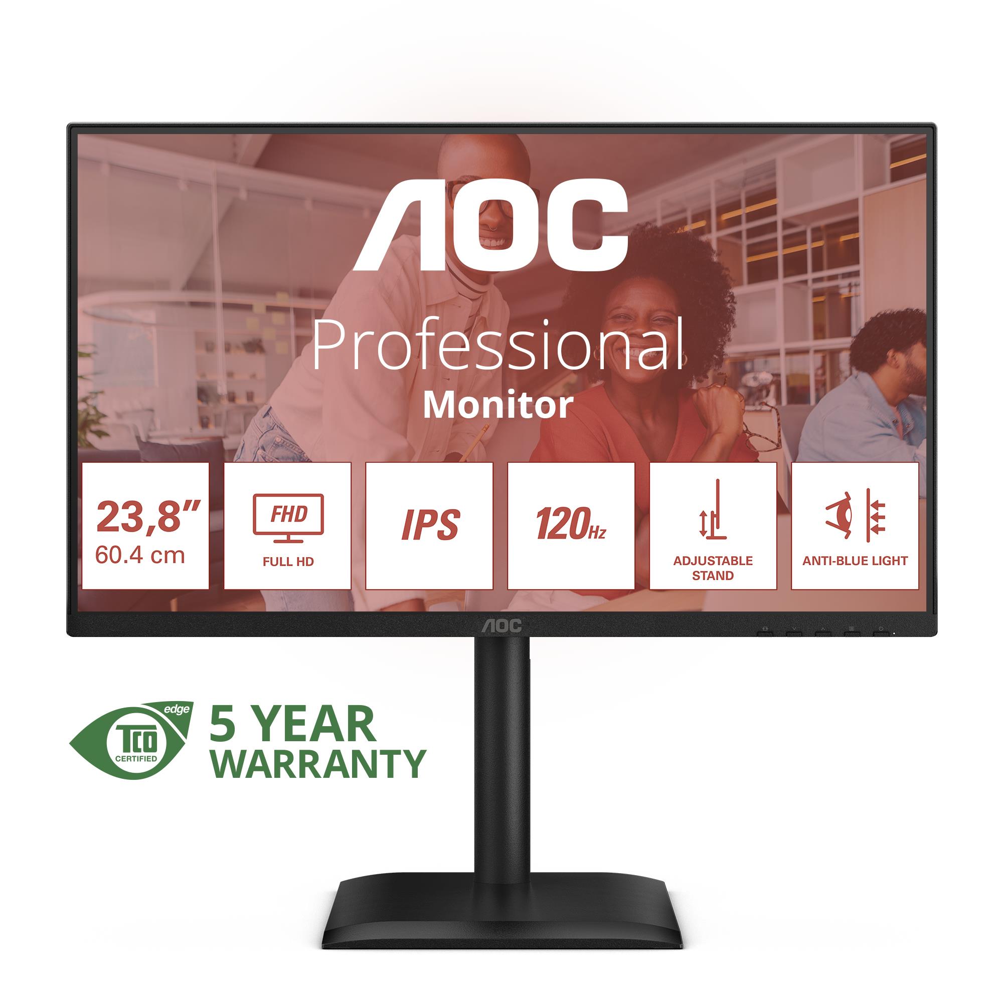 MONITOR LCD 24" IPS/24E4U AOC