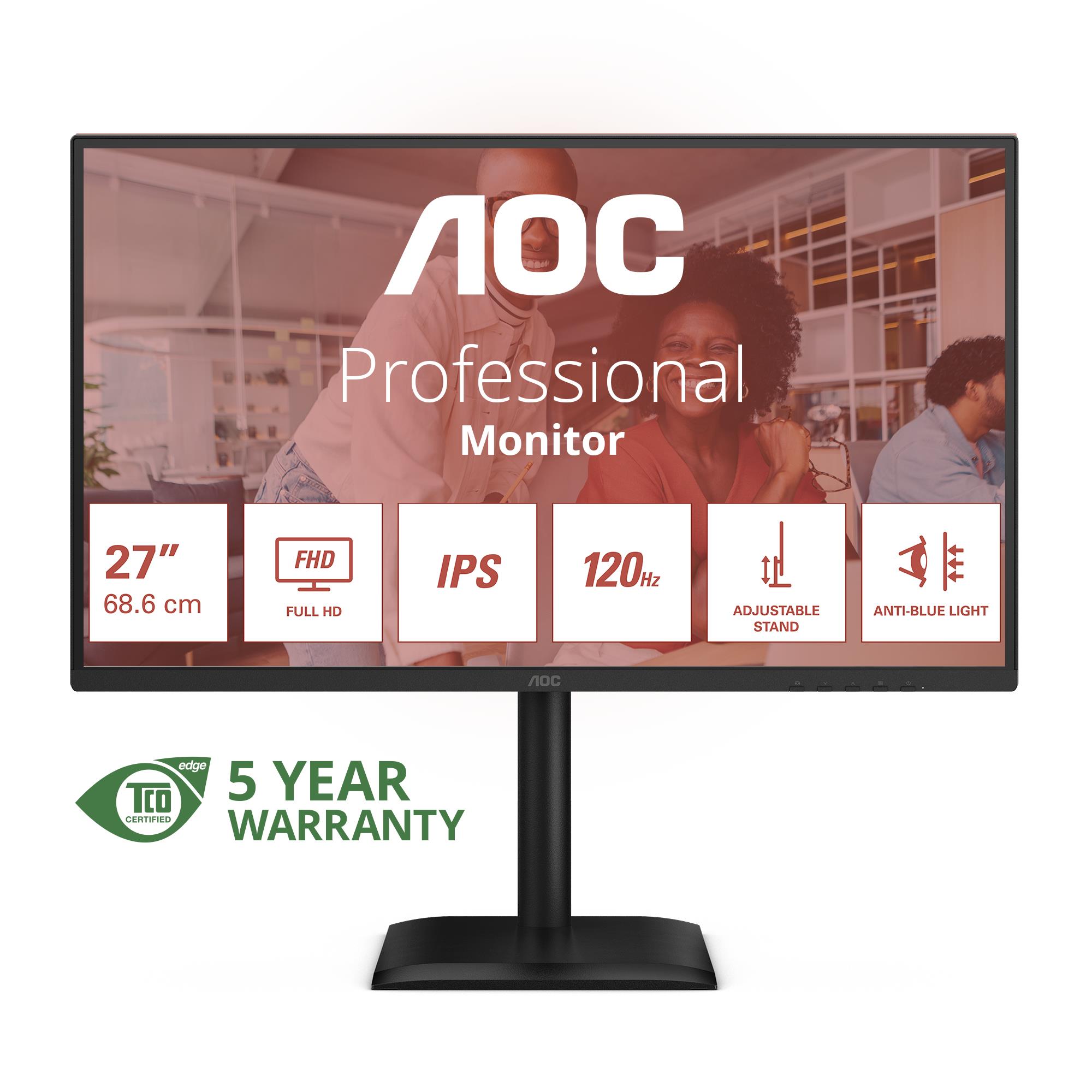 MONITOR LCD 27" IPS/27E4U AOC