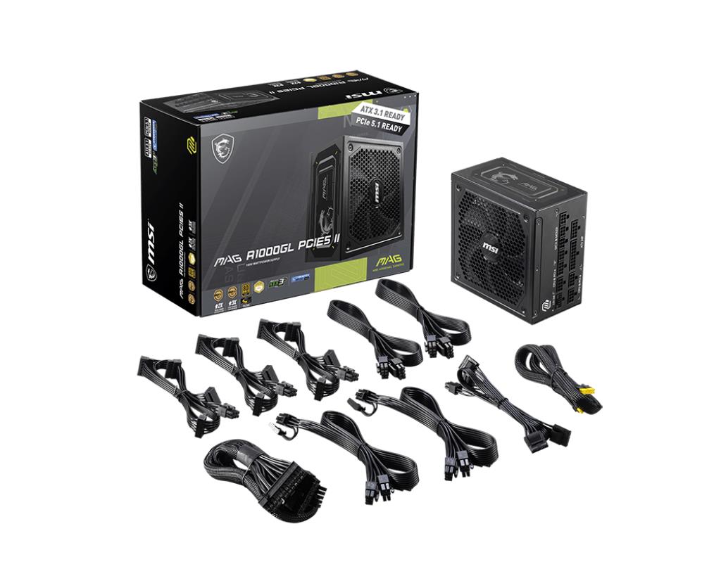 CASE PSU ATX 1000W/MAG A1000GL PCIE5 II MSI