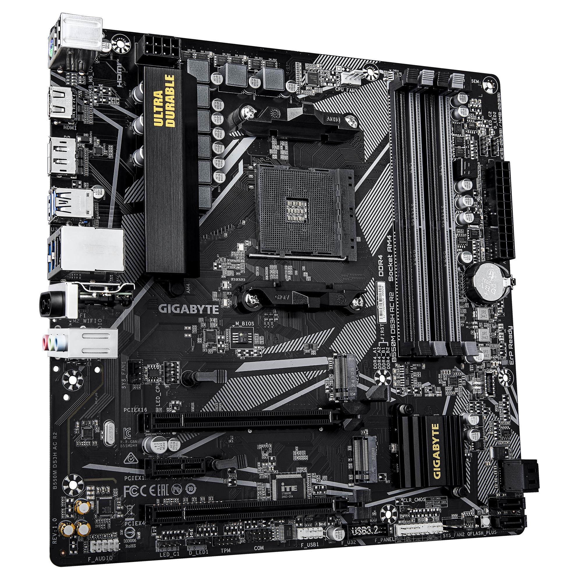 MB AMD B550 SAM4 MATX/B550M DS3H AC R2 GIGABYTE