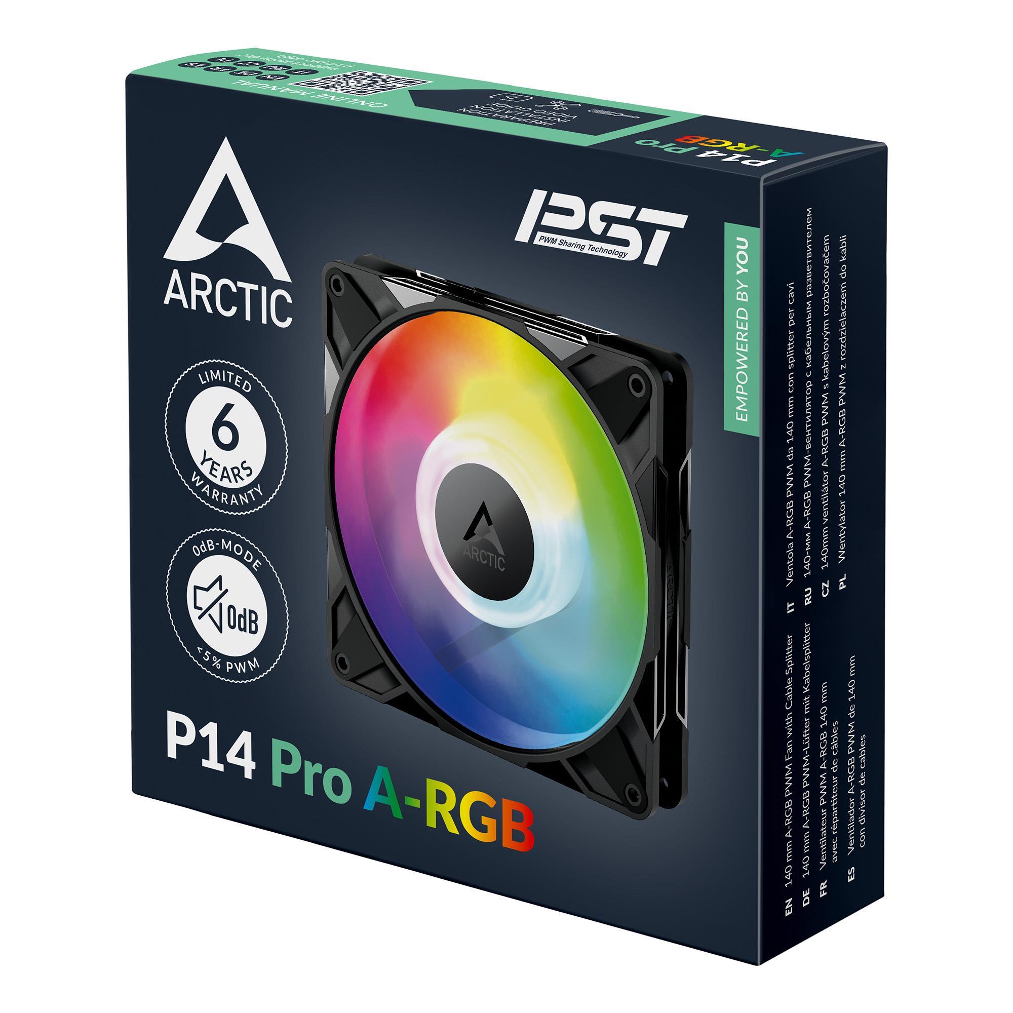CASE FAN P14 PRO A-RGB/3PCS ACFAN00320A ARCTIC
