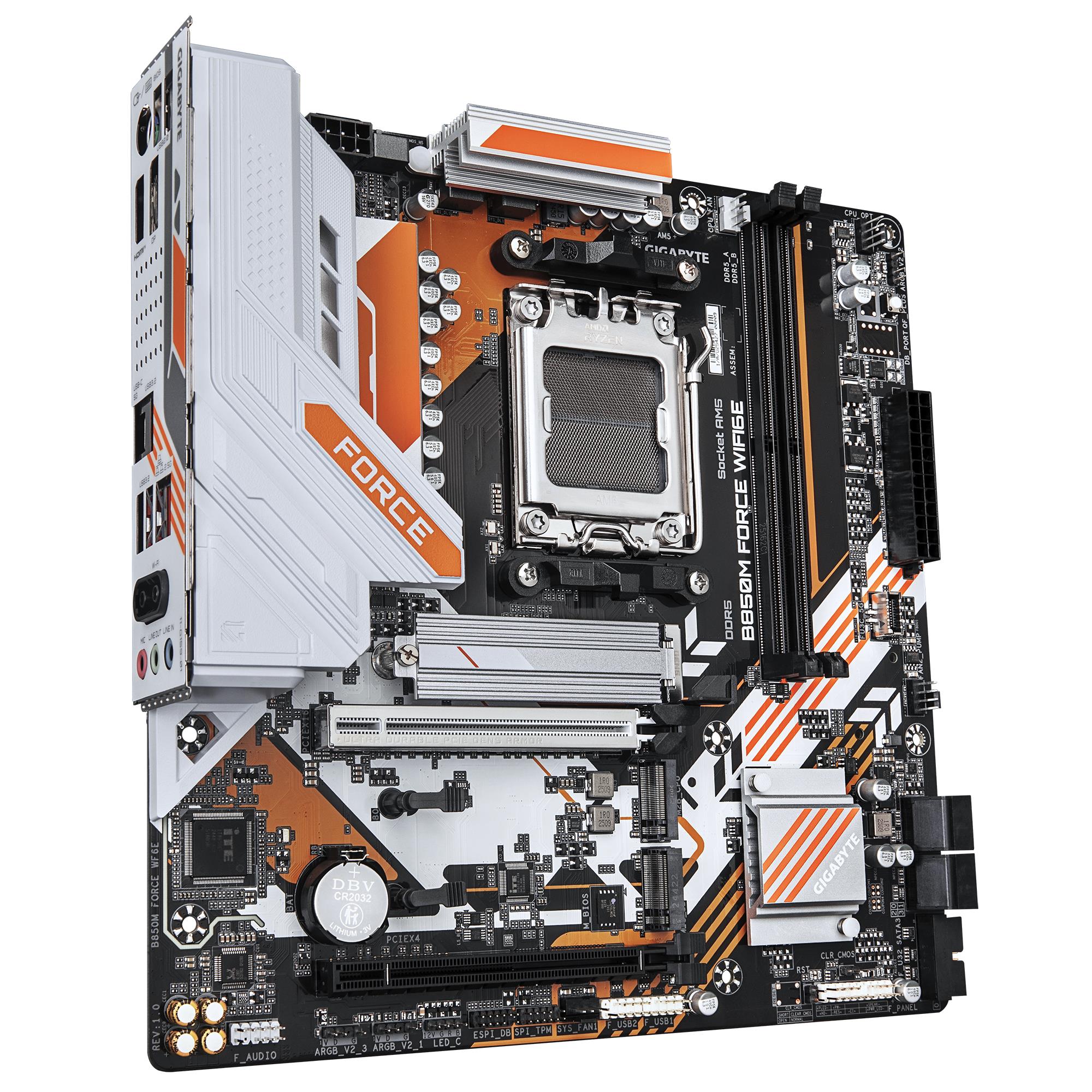 MB AMD B850 SAM5 MATX/B850M FORCE WF6E GIGABYTE