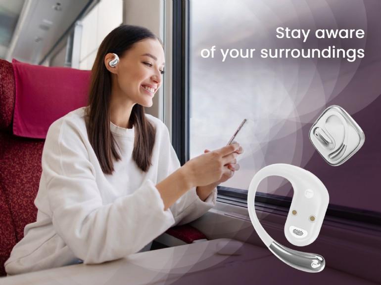 HEADSET BLUETOOTH OPEN EAR/TWS WHITE OWS-01-W GEMBIRD