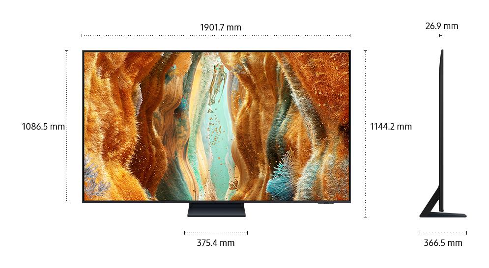 TV Set|SAMSUNG|85 "|4K Ultra HD|3840 x 2160 pixels|Flat|16:9|Neo QLED|QE85QN77FATXXH