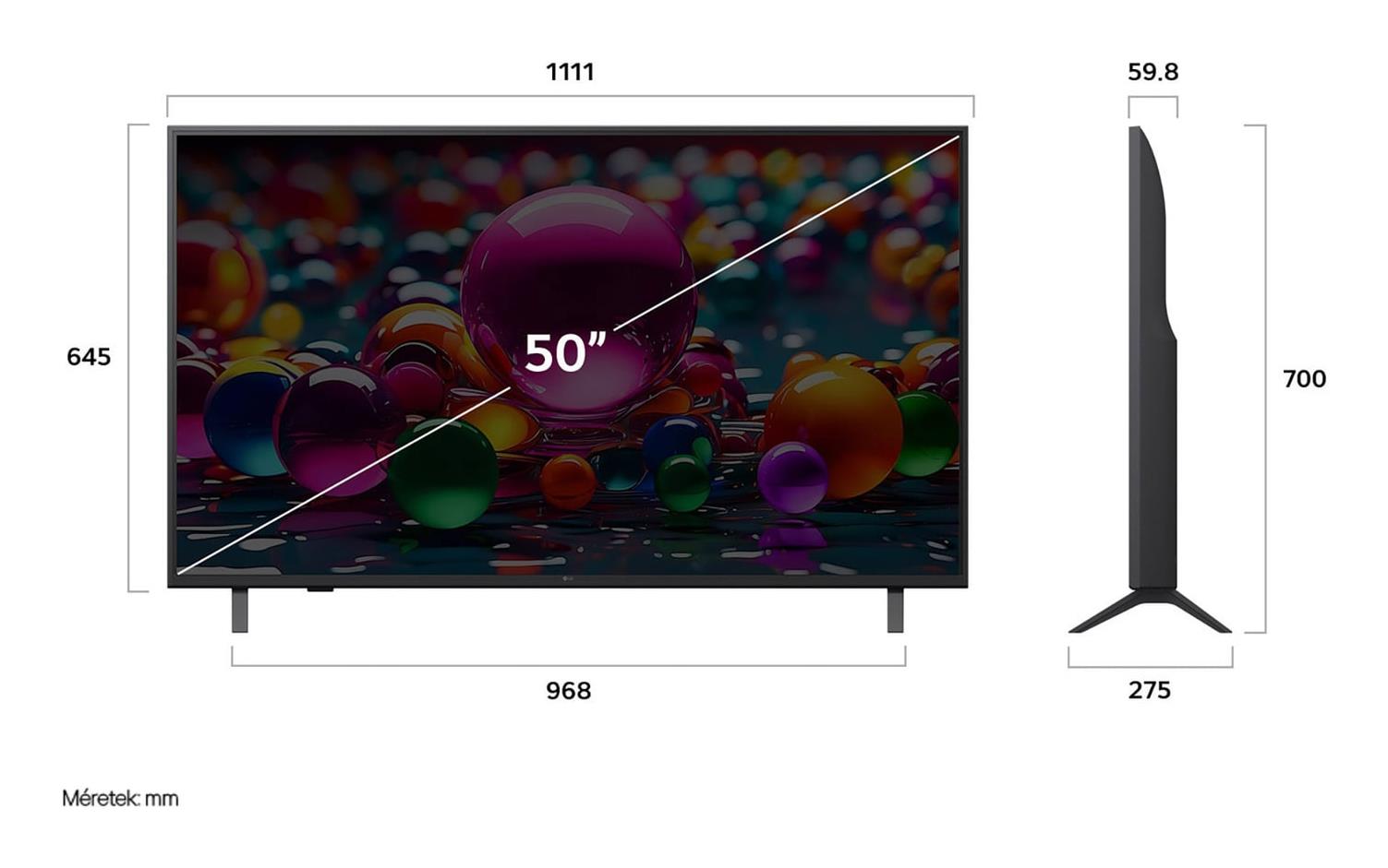 TV SET LCD 50" 4K/50UA73003LA LG