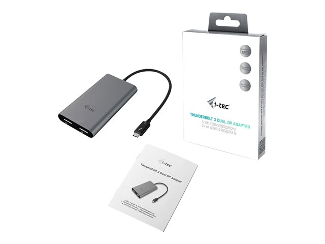 I-TEC THUNDERBOLT3 Dual DP Video Adapter