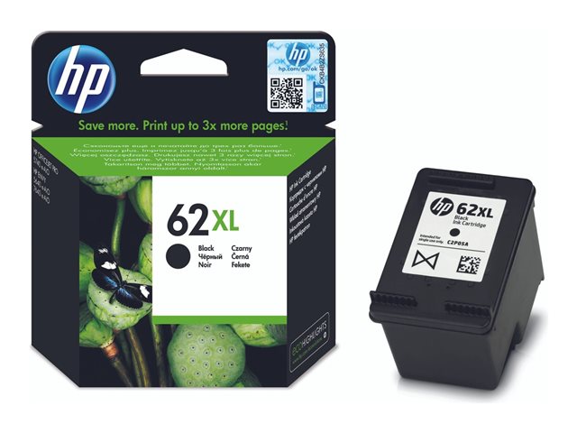 HP 62XL High Yield Black Original Ink Ca
