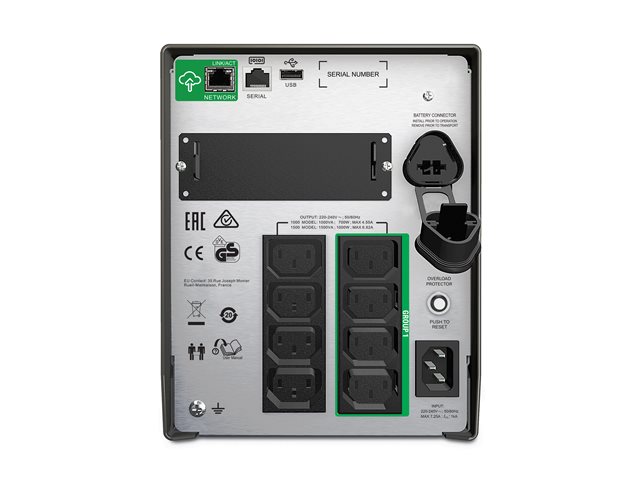 APC SmartConnect UPS SMT 1000 VA Tower