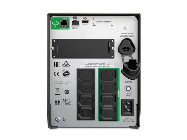 APC SmartConnect UPS SMT 1500 VA Tower