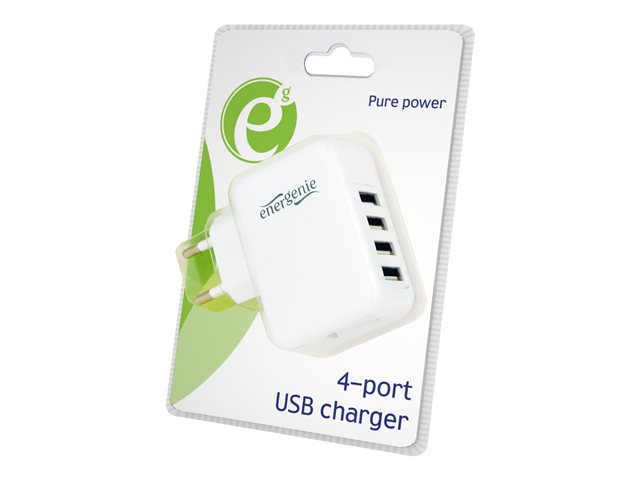 ENERGENIE EG-U4AC-02 4-port charger