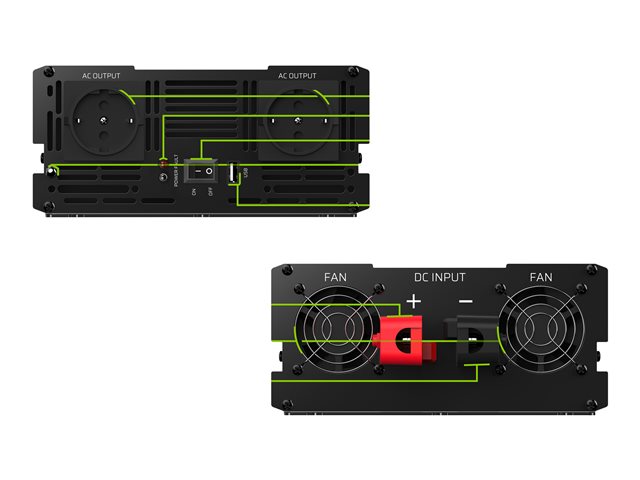 GREENCELL Car Power Inverter 24V to 230