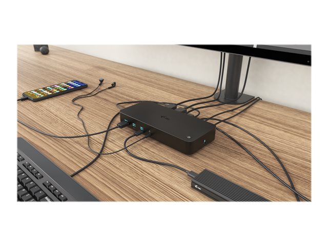 I-TEC USB 3.0/C/ TB3 3x 4K Dock PD 100W