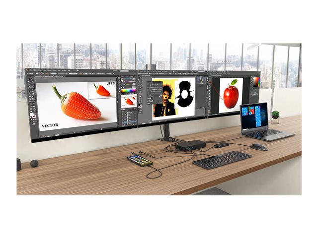 I-TEC USB 3.0/C/ TB3 3x 4K Dock PD 100W
