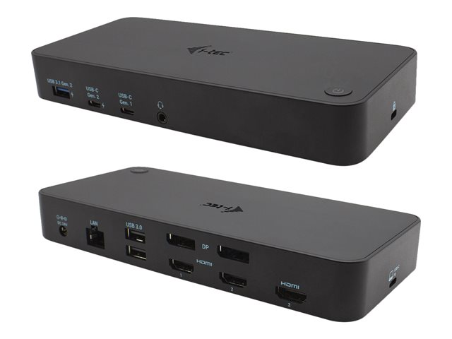 I-TEC USB 3.0/C/ TB3 3x 4K Dock PD 100W