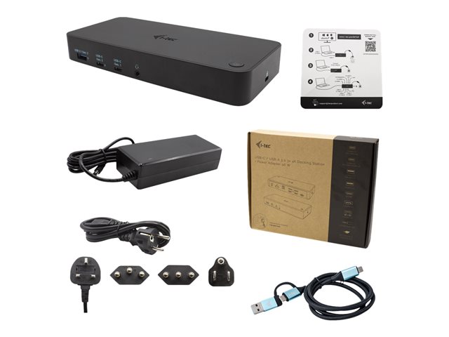 I-TEC USB 3.0/C/ TB3 3x 4K Dock PD 100W