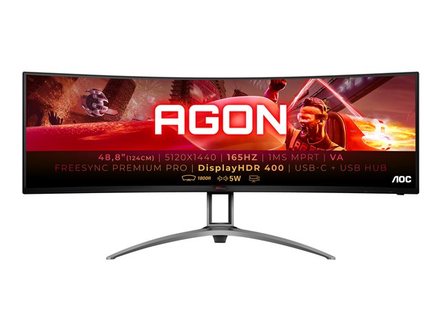 AOC AG493UCX2 49inch Curved VA 32:9 DQHD
