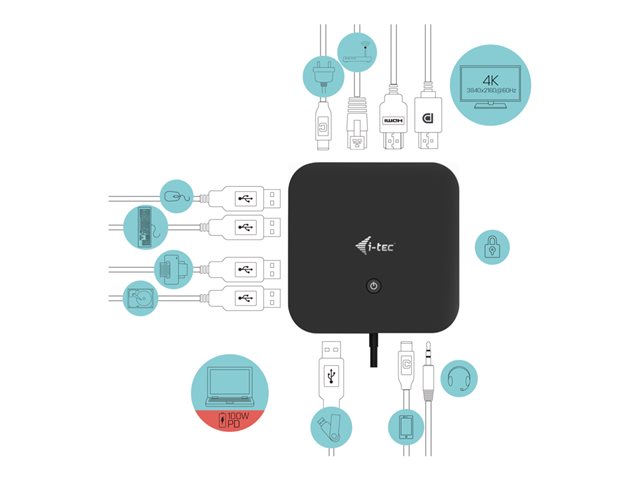 I-TEC USB-C Dual Display Docking Station