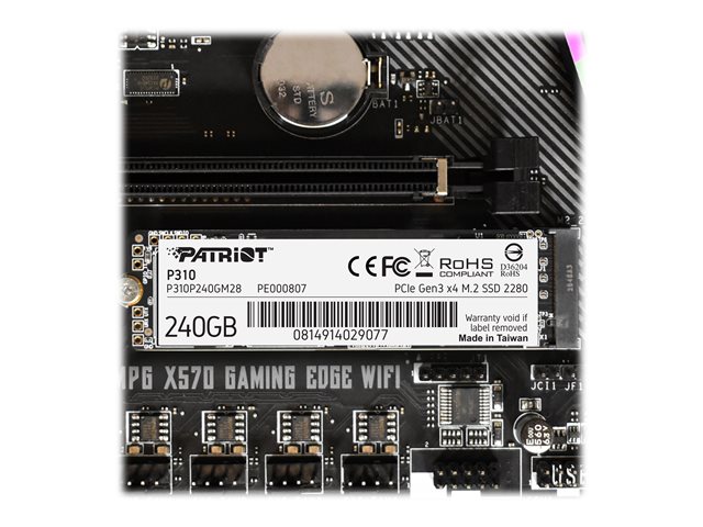 PATRIOT P310 240GB M2 2280 PCIe SSD NVME