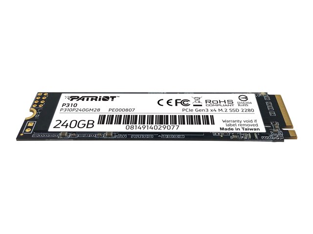 PATRIOT P310 240GB M2 2280 PCIe SSD NVME