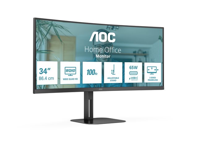 AOC CU34V5C/BK 34inch monitor