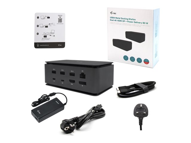 I-TEC USB4 Metal Docking station Dual 4K