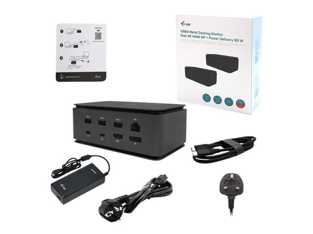 I-TEC USB4 Metal Docking station Dual 4K