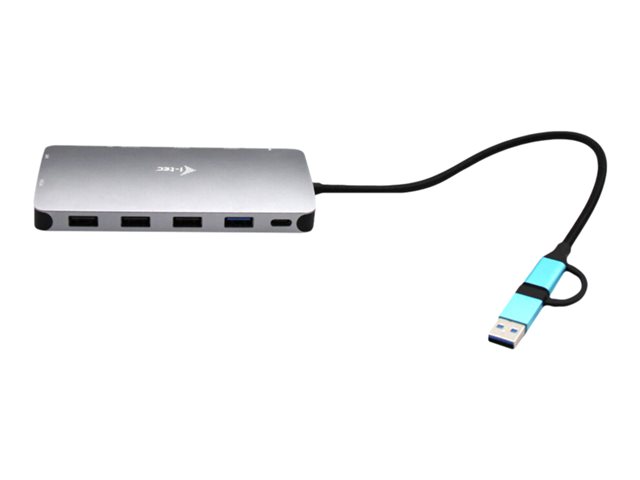 I-TEC USB-C Metal Nano Dock 3xDisplay+PD