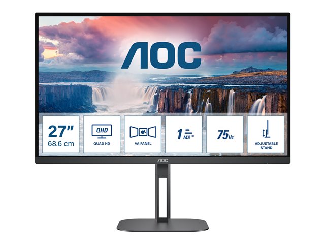 AOC Q27V5N/BK 27inch WQHD VA 75Hz 4ms