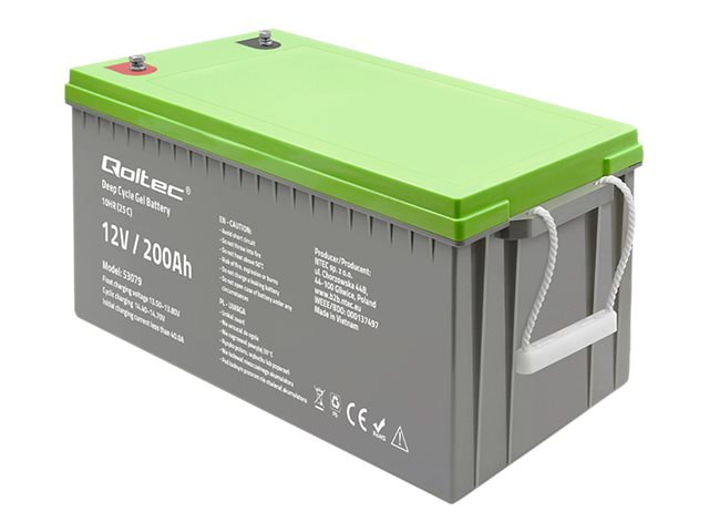 QOLTEC 53079 Deep Cycle Gel battery 12V