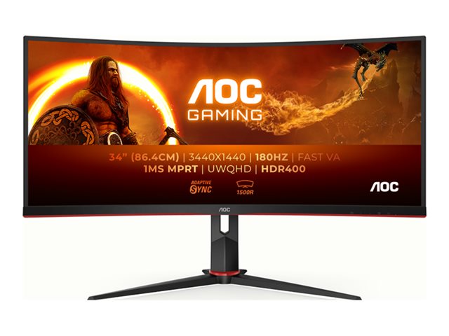 AOC CU34G2XP/BK 34inch 3440x1440 VA
