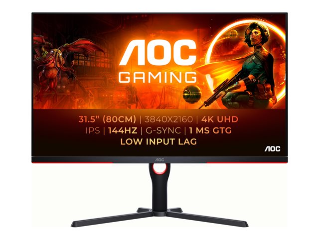 AOC U32G3X/BK 31.5inch IPS 4K UHD 160Hz